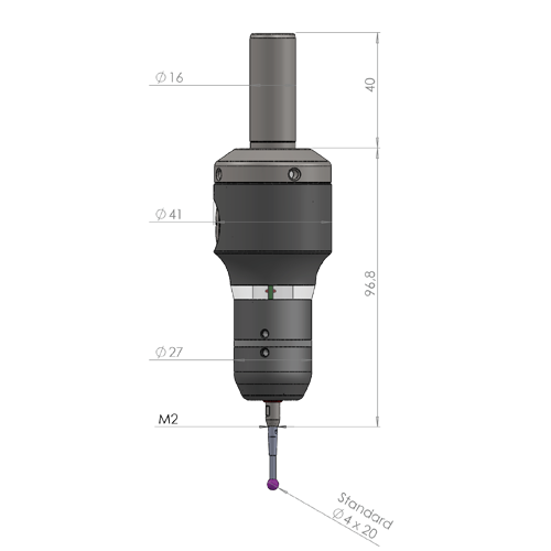 3D Tester tactile MP200