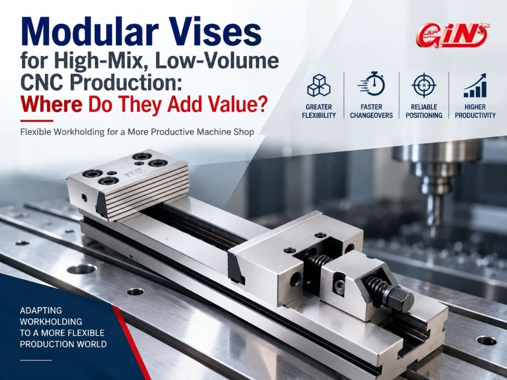 Modular Vises for High-Mix, Low-Volume CNC Production: Where Do They Add Value?